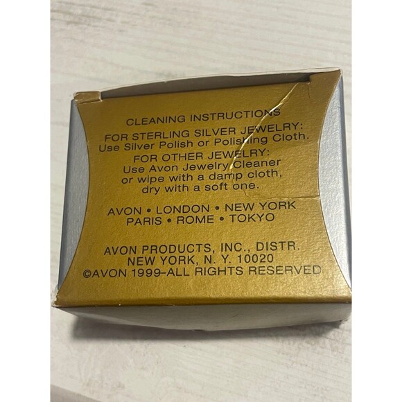 Vintage *Avon, sapphire, birthstone, pen, kitty cat kitten original box - Picture 4 of 5